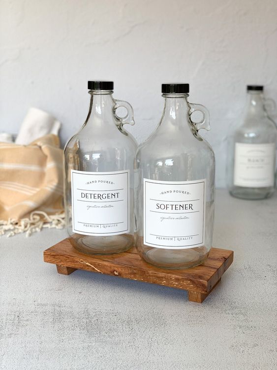 Detergent Labels set of 9