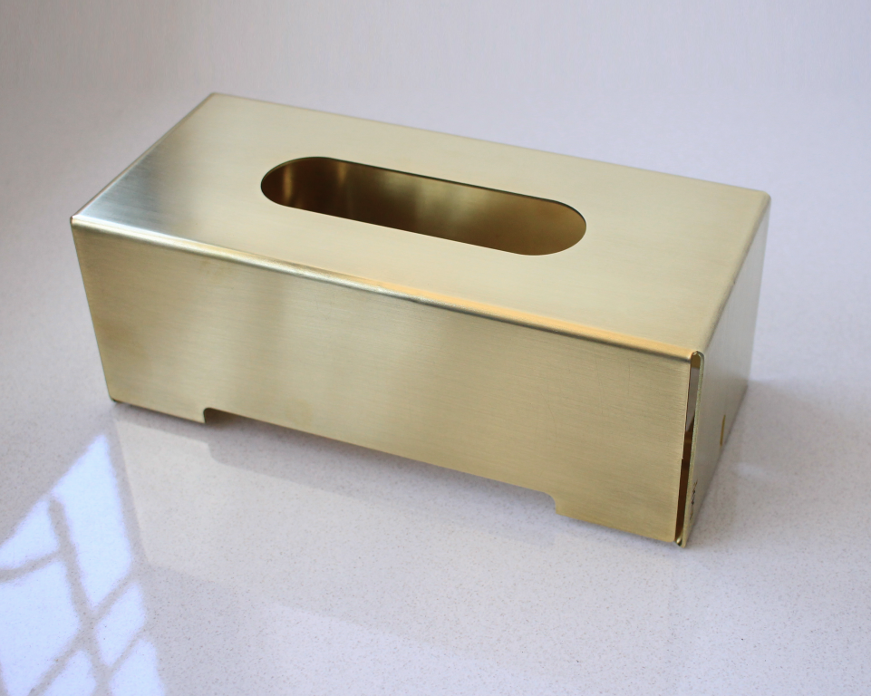 Brass Tissue/ Paper Towel Dispenser