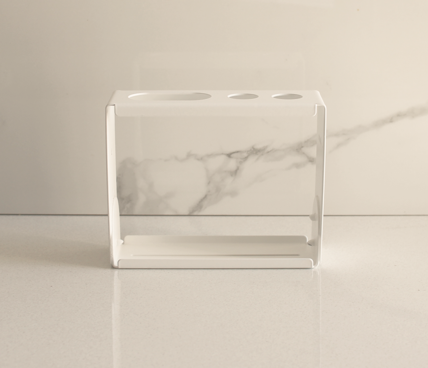 Compact toothbrush stand