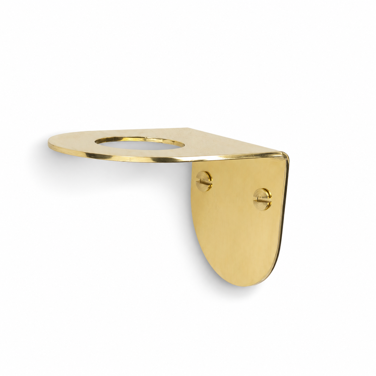 Brass Single Luna Bracket