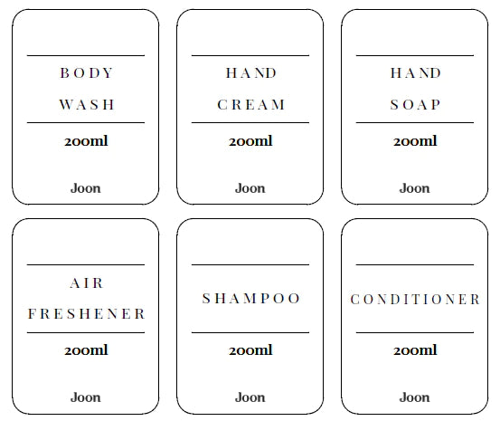 200ml Labels