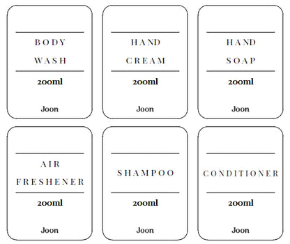 200ml Labels