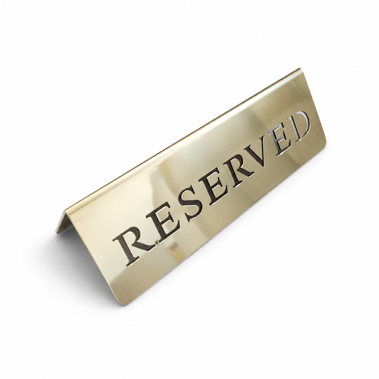 Reserved Table sign