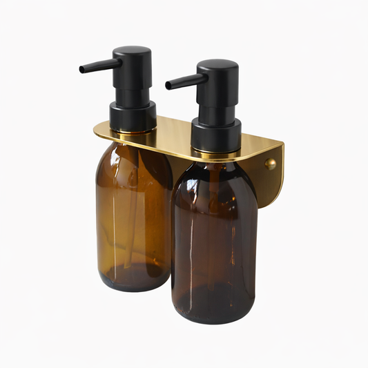 Brass Double Luna Bracket