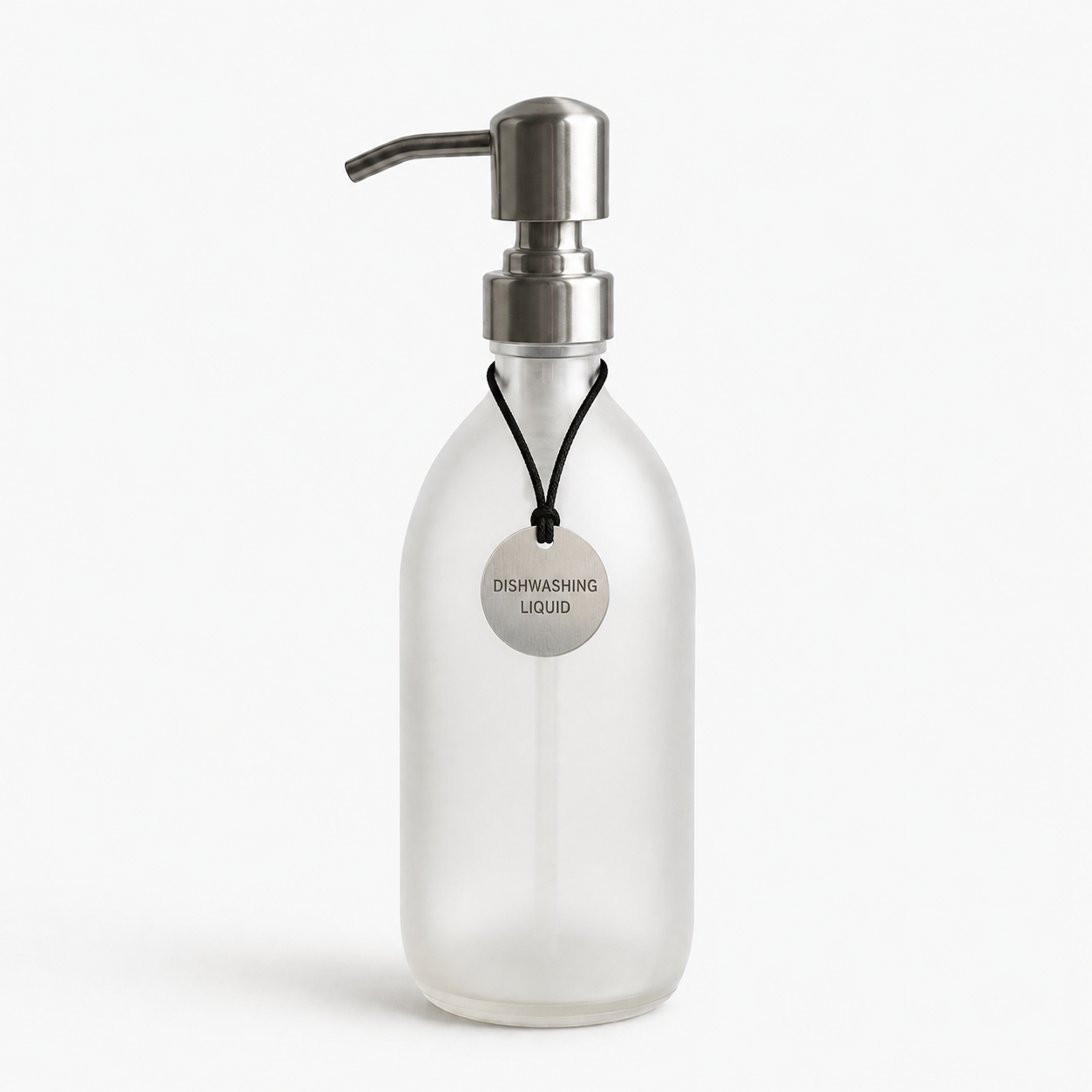 Silver Bottle Tag