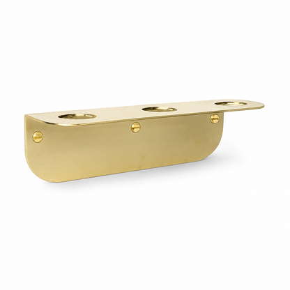 Brass Triple Luna Bracket