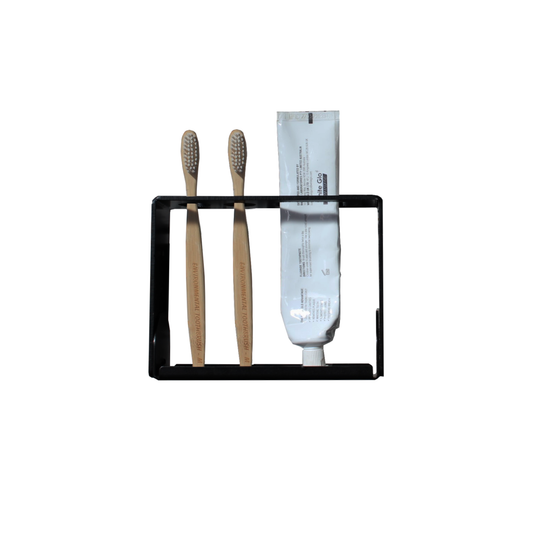 Compact toothbrush stand