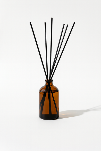 100ml Glass Amber Reed Diffuser with Box