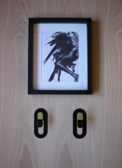 Coda Single Hook Brass (2)