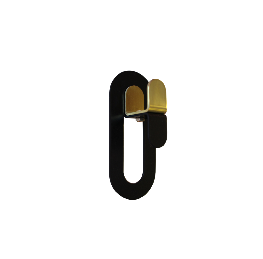 Coda Single Hook Brass (2)