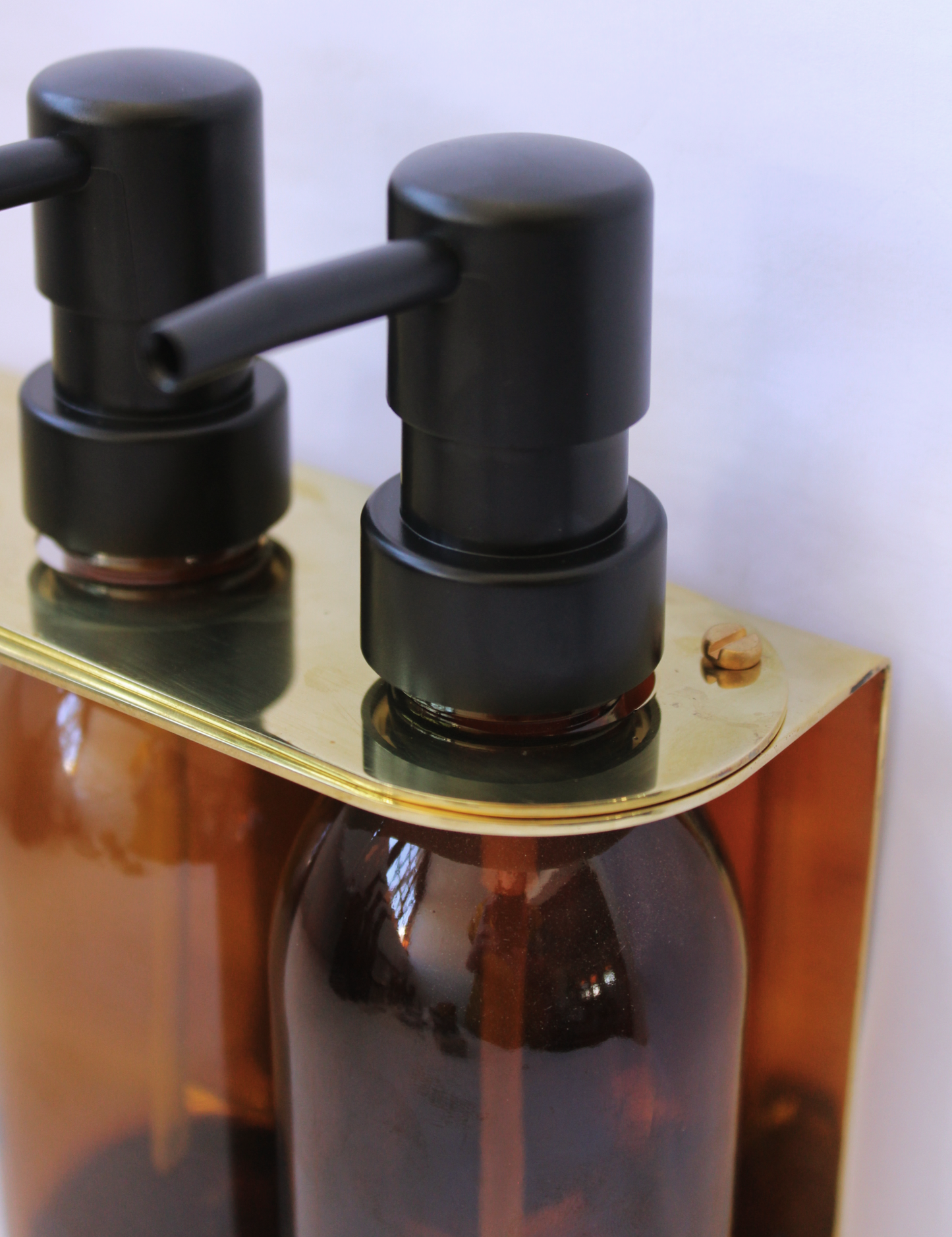 Dispenser Triple Brass (200ml Amber)
