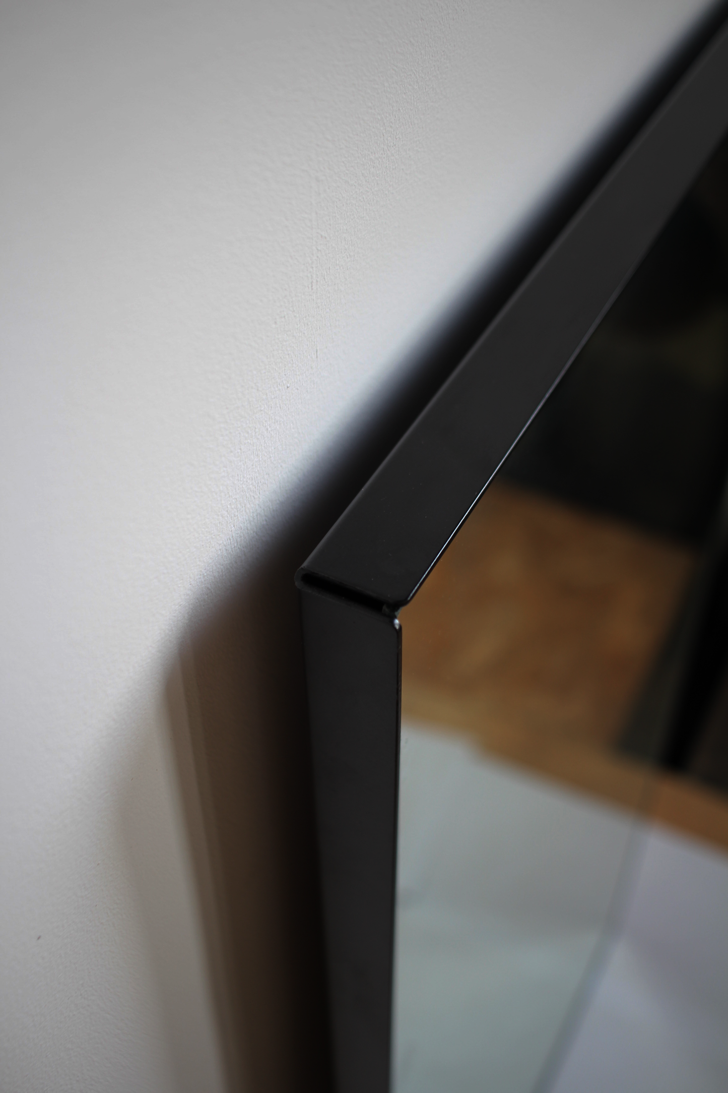 Matt Black Vanity Mirror