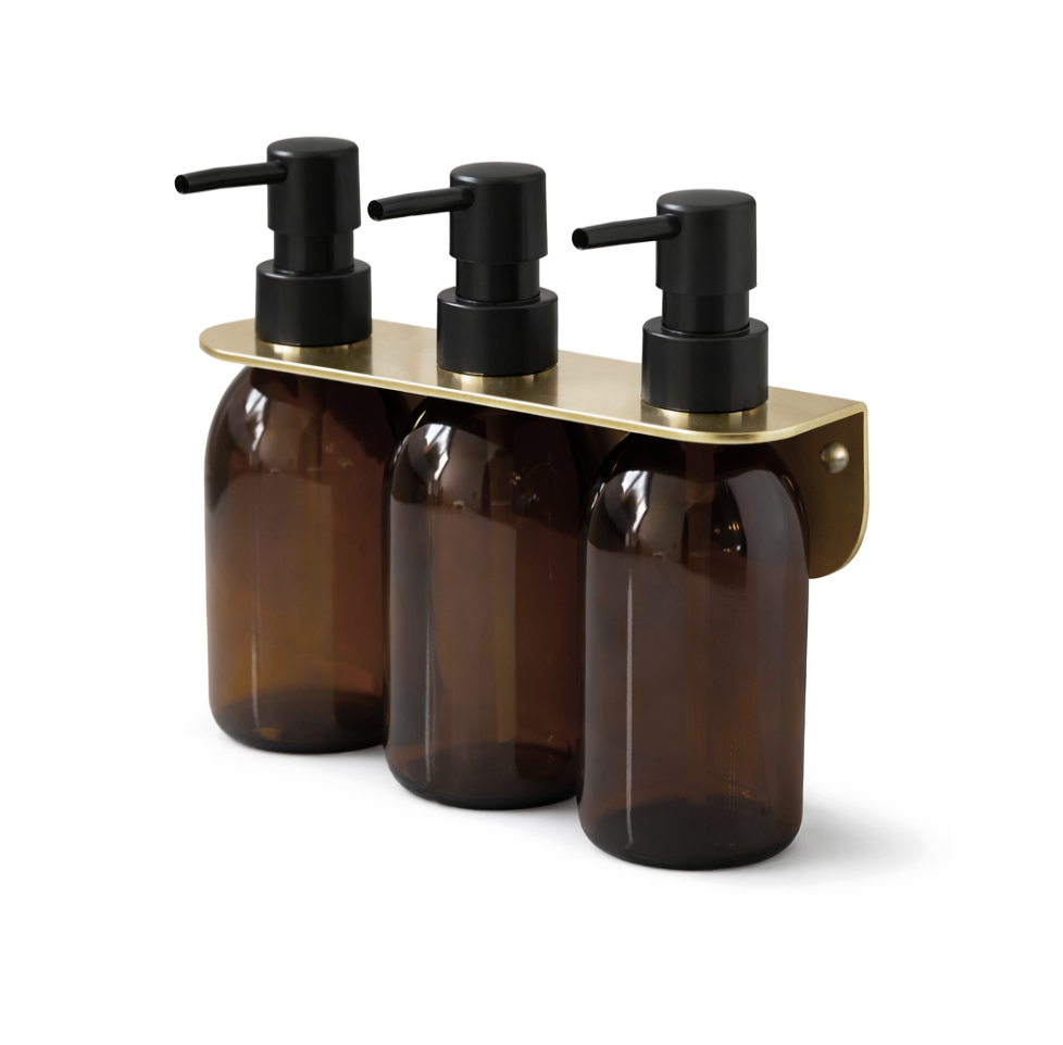 Brass Triple Luna Bracket