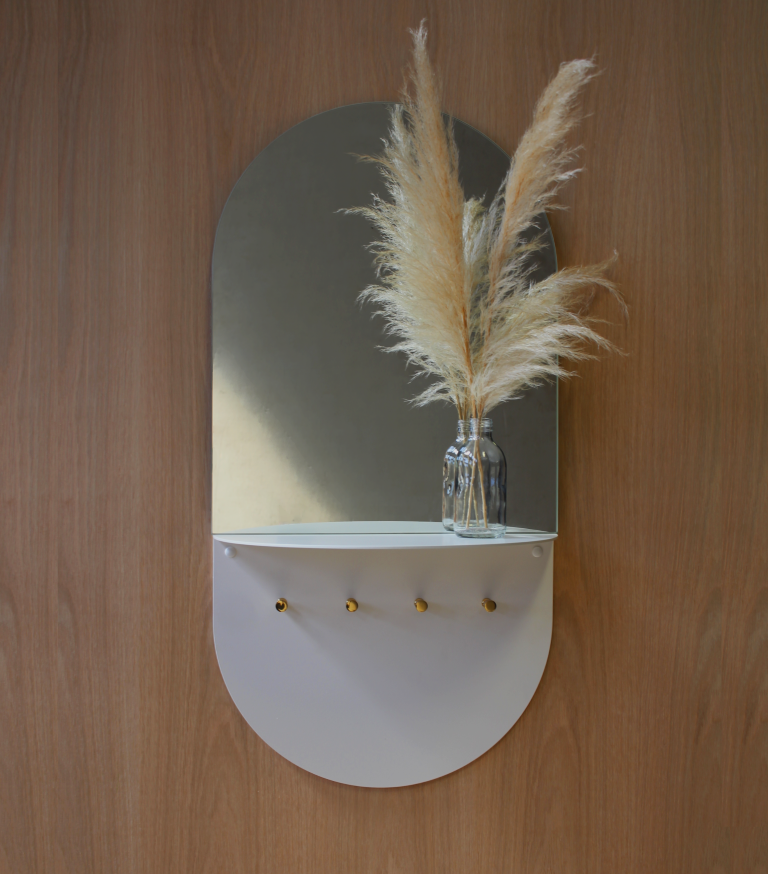 Dahlia Shelf & S Mirror