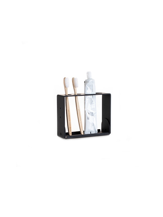 Compact toothbrush stand